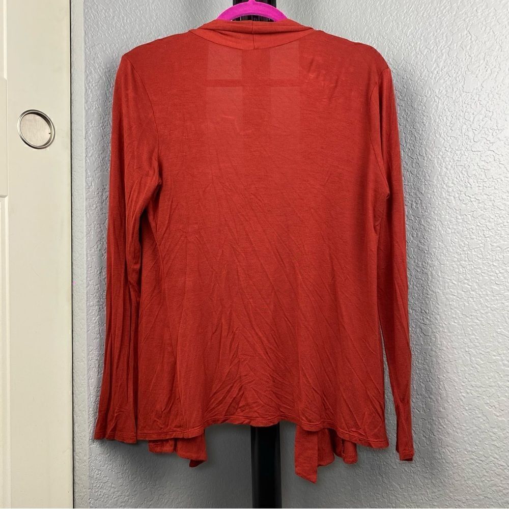 JKLA California - burnt orange open cardigan. - Picture 4 of 5